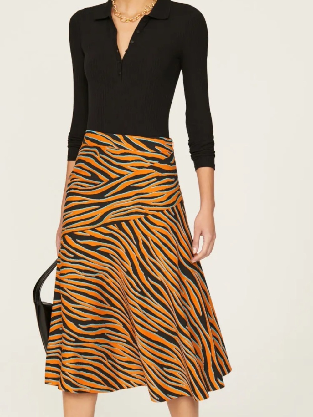 DVF | Diane Von Furstenberg Lilo Colorful Zebra Print Mini Length Skirt Size 2